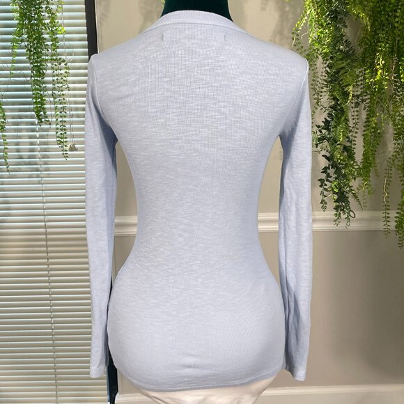 Enza Costa | Silk Knit Long Sleeve Tuck Top - Picture 3 of 11